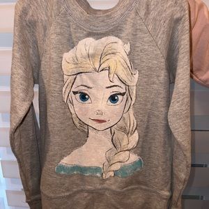 Girls Reversible Frozen sweater.